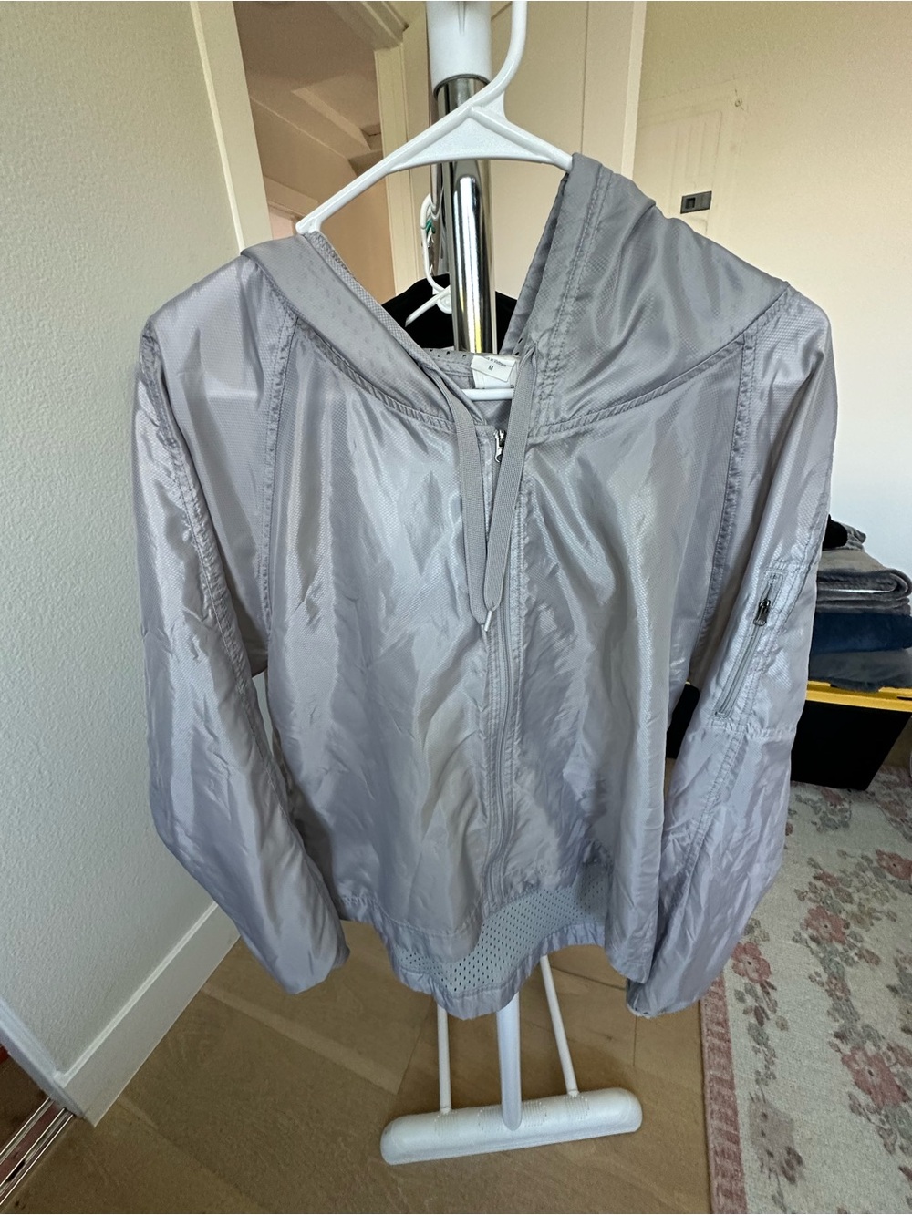 Champion Silver Lightweight Hooded Bomber Jacket - Women's